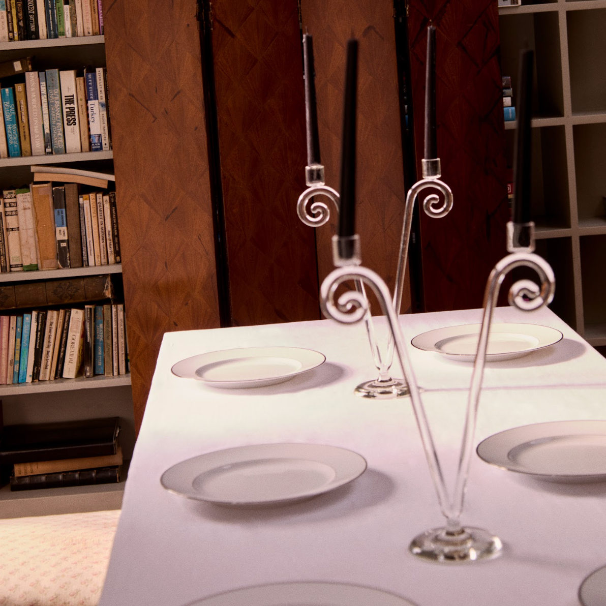 Double Stem Spiral Candleholder