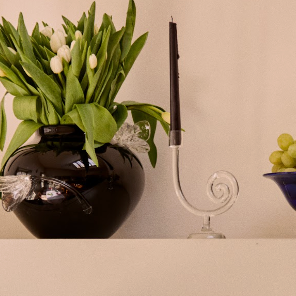 Single Stem Spiral Candleholder