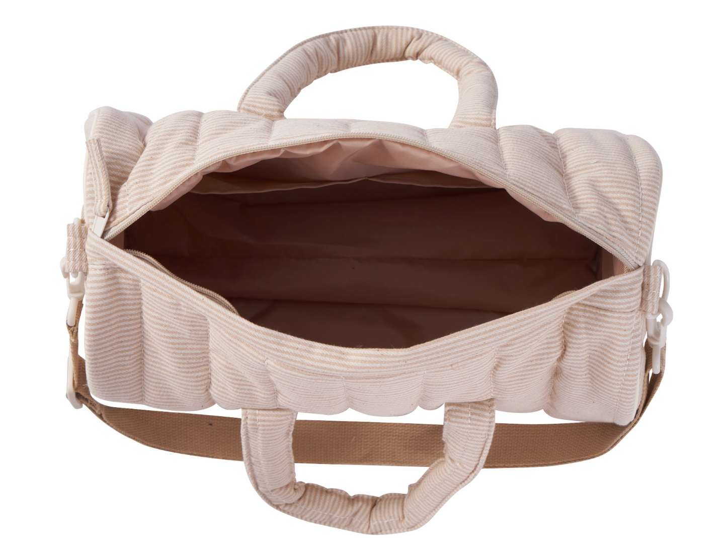 Embroidered Duffle, Pouch & Backpack Set- Dune