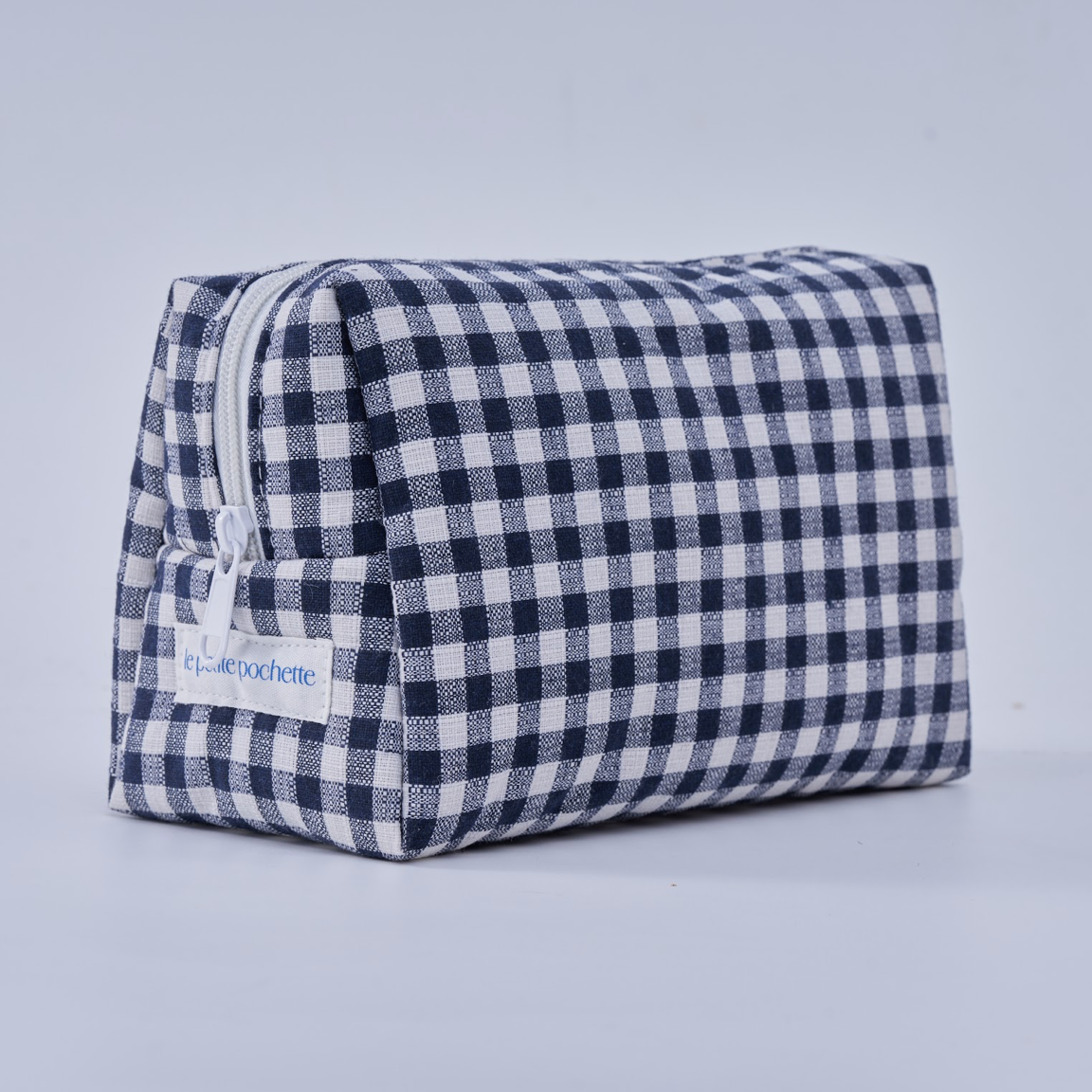 Embroidered Duffle Bag- Gray