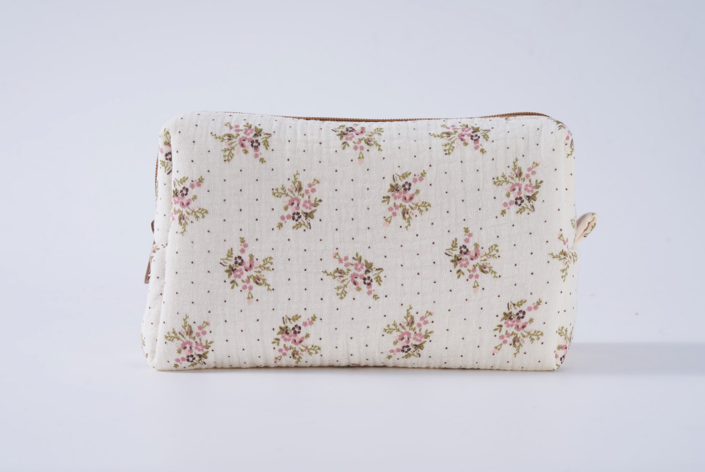Embroidered Duffle Bag- Gray
