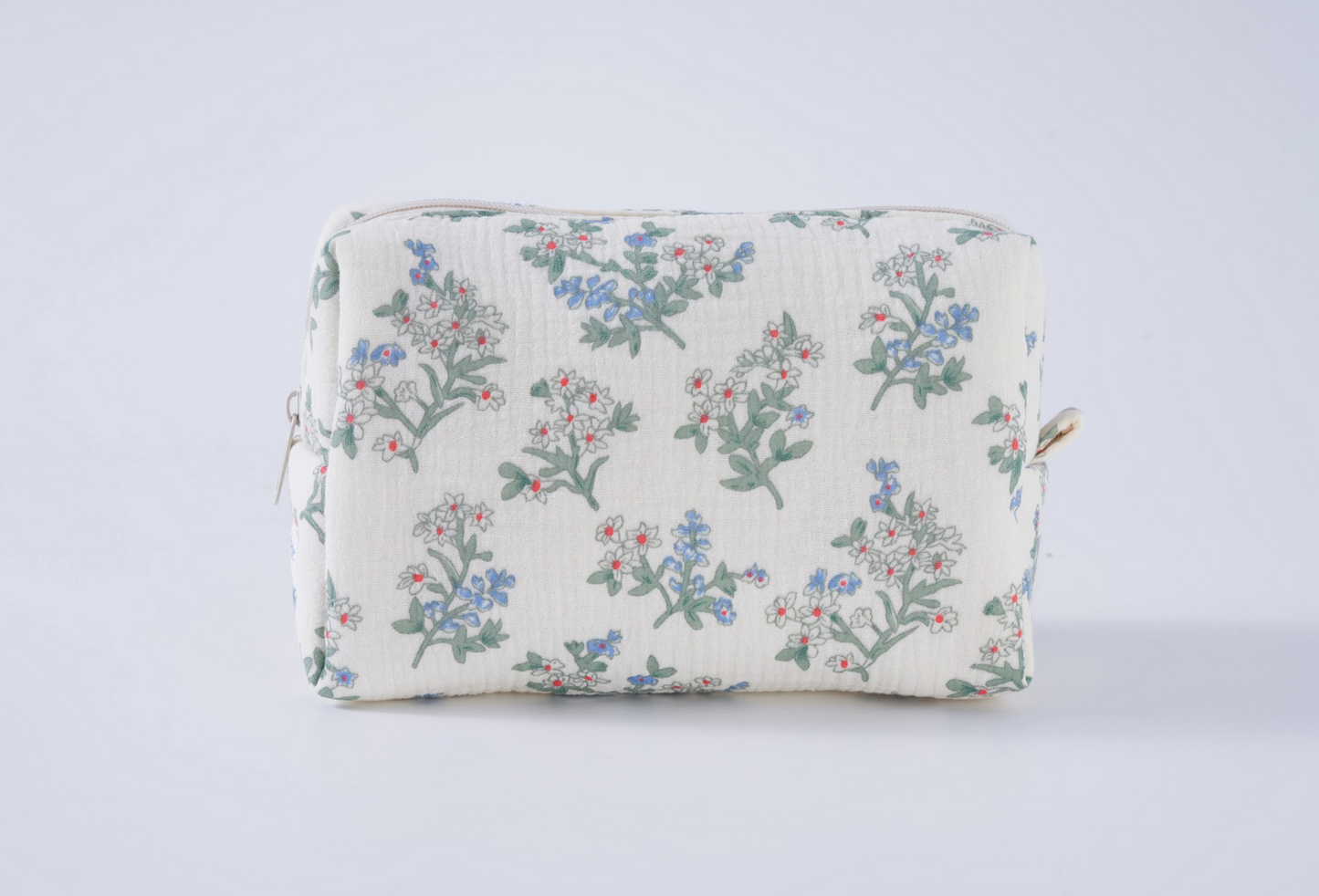 Embroidered Duffle Bag- Gray