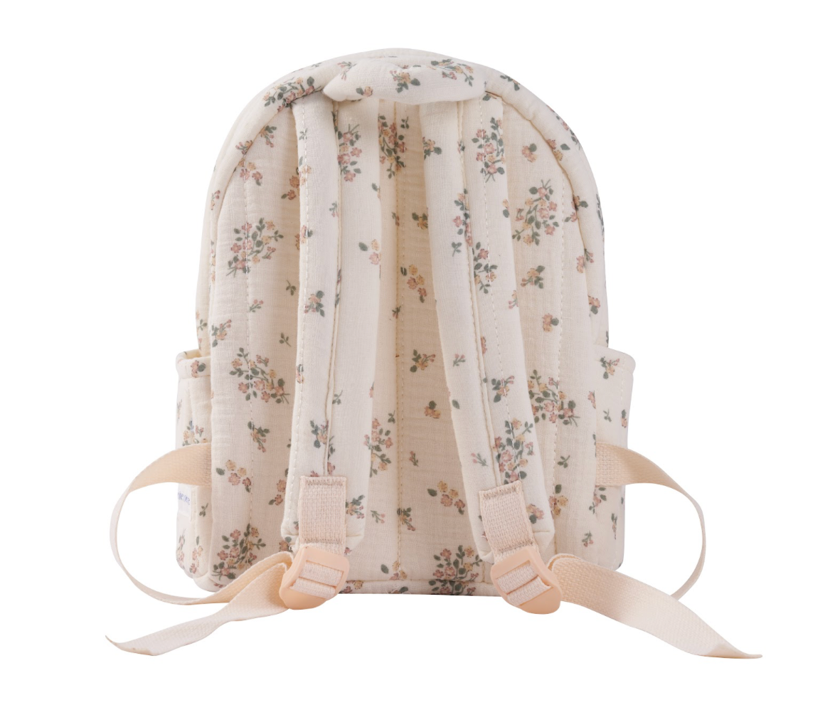 Embroidered Backpack- Baby's Breath