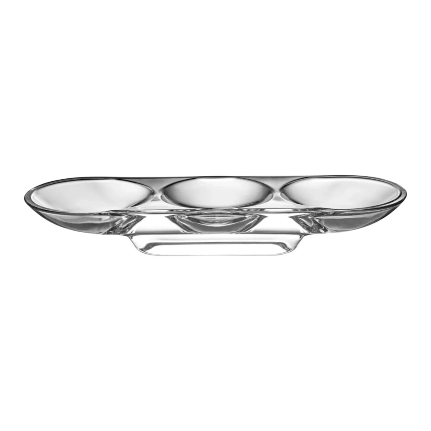 Silhouette Compartment Tray 3 Sections Curved