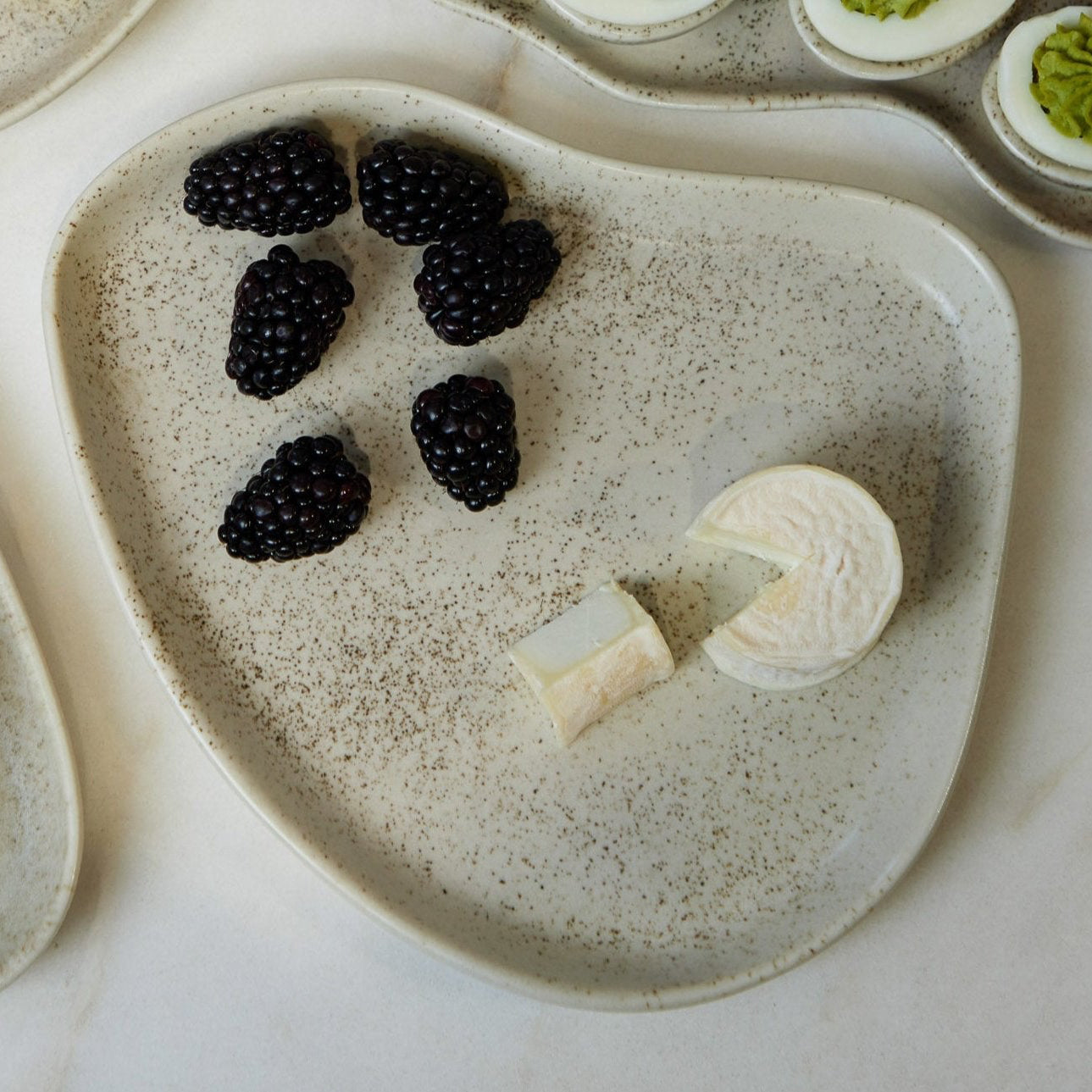 Riverstone Salad Plates, Stacy London & Haand Collection
