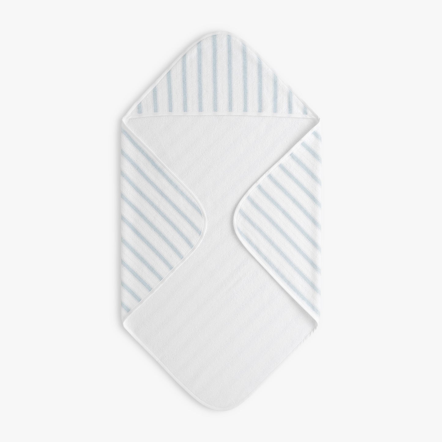 Seaside Stripes Baby Hooded Towel - Ocean