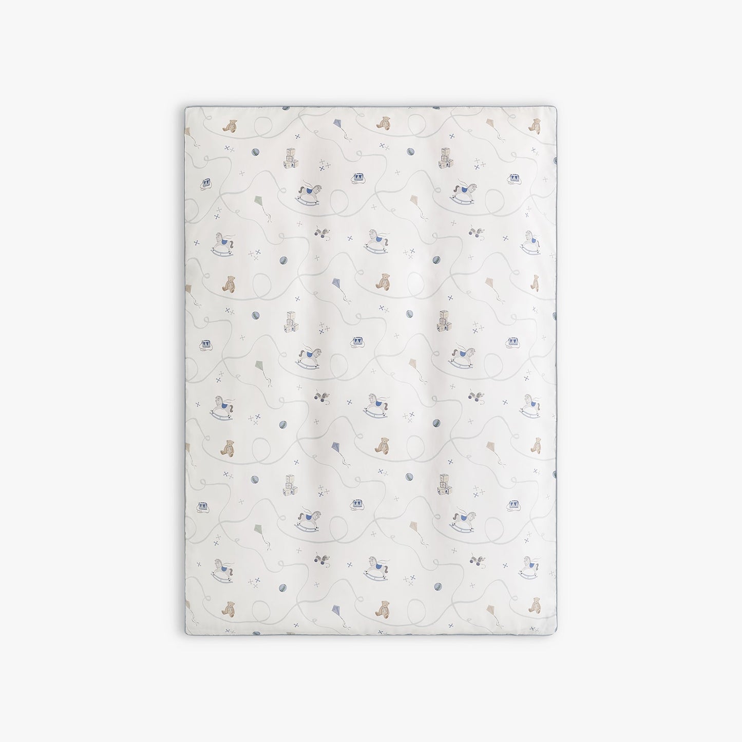 Little Toy Chest Baby Duvet - Ivory