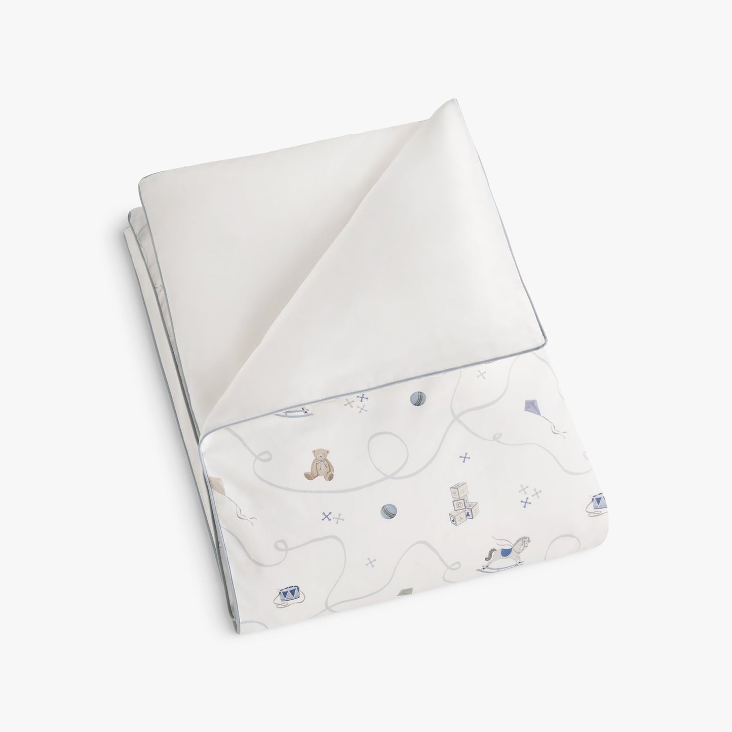 Little Toy Chest Baby Duvet - Ivory