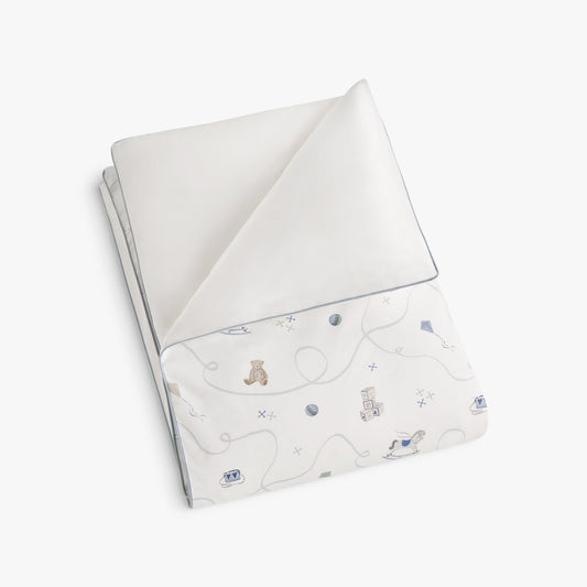Little Toy Chest Baby Duvet - Ivory