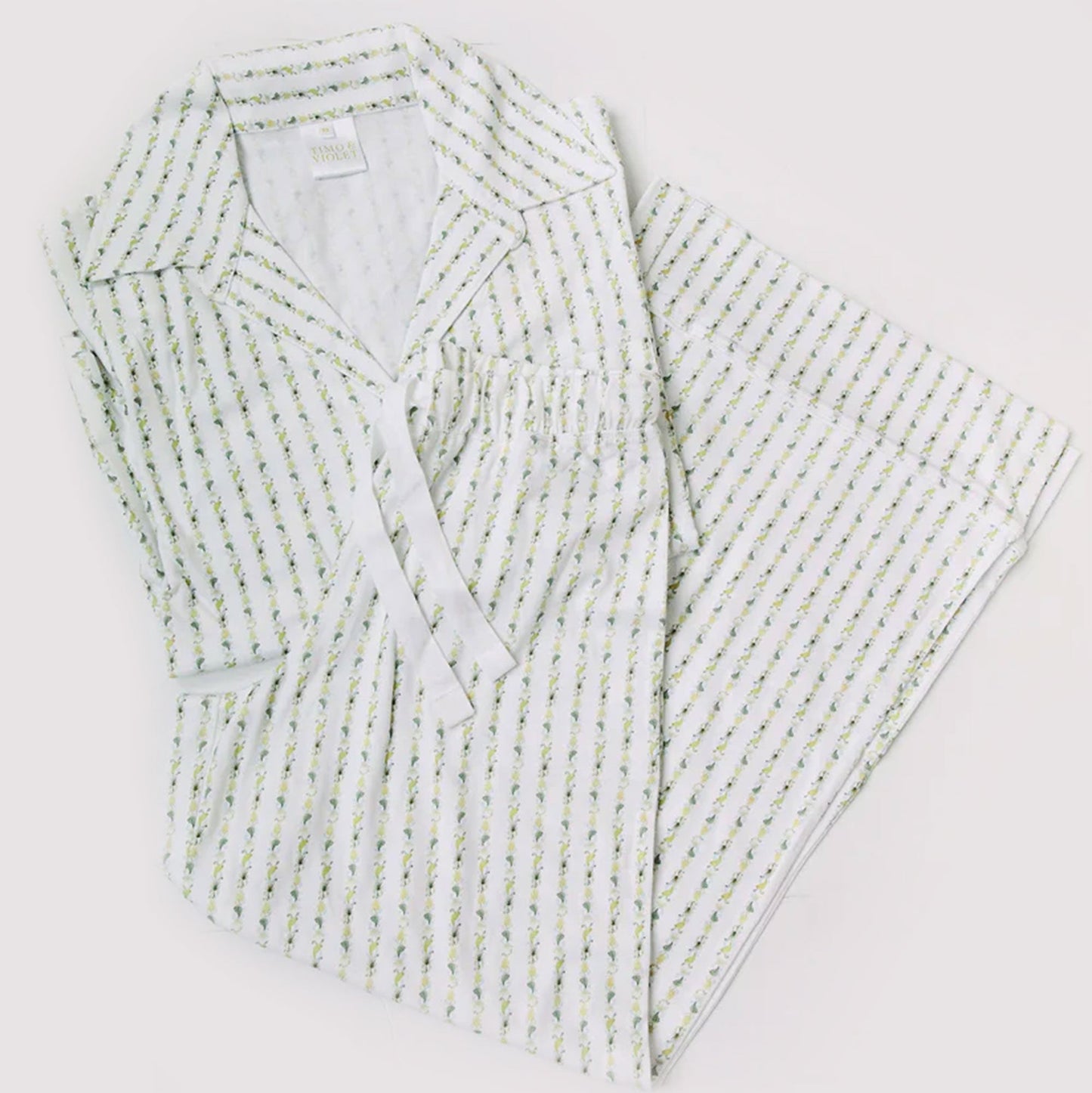 Women's Parker Pajama Set - Fern Stripe