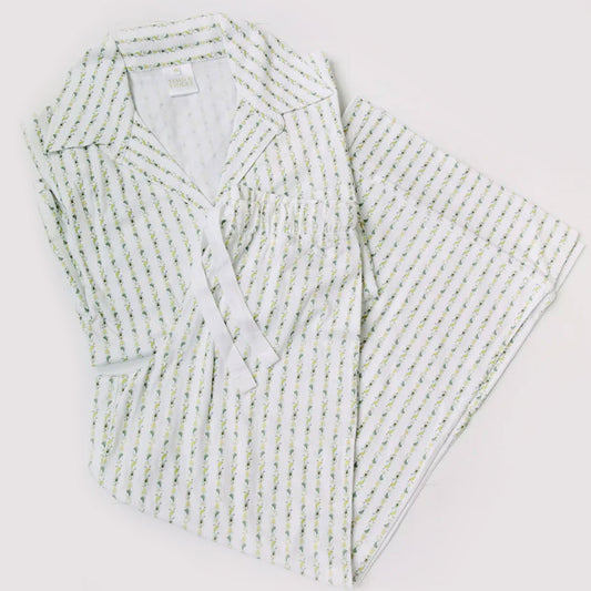 Women's Parker Pajama Set - Fern Stripe