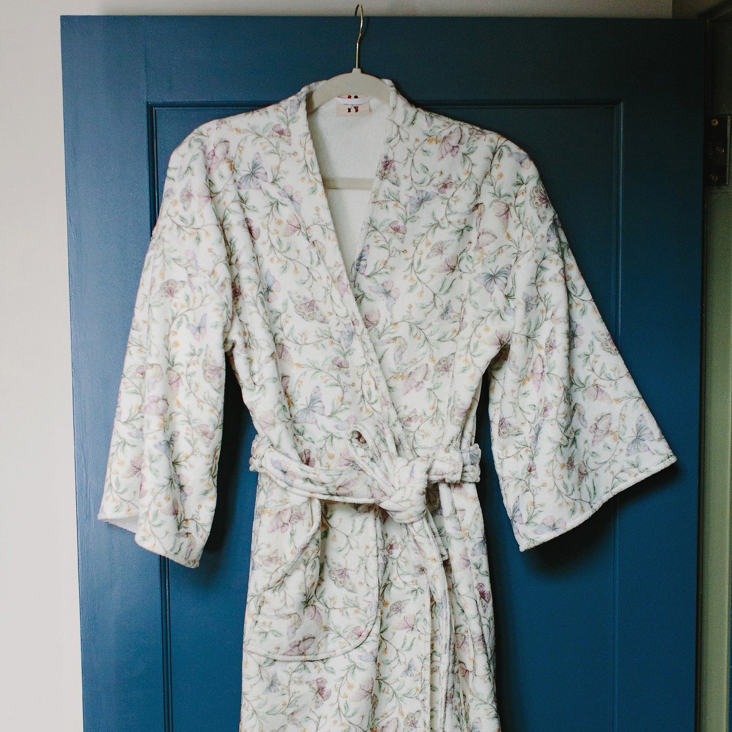 Women's Dahlia Bathrobe - Botanical Whisper