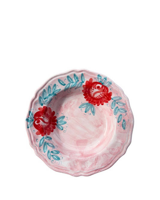The Red Roses Soup Plate