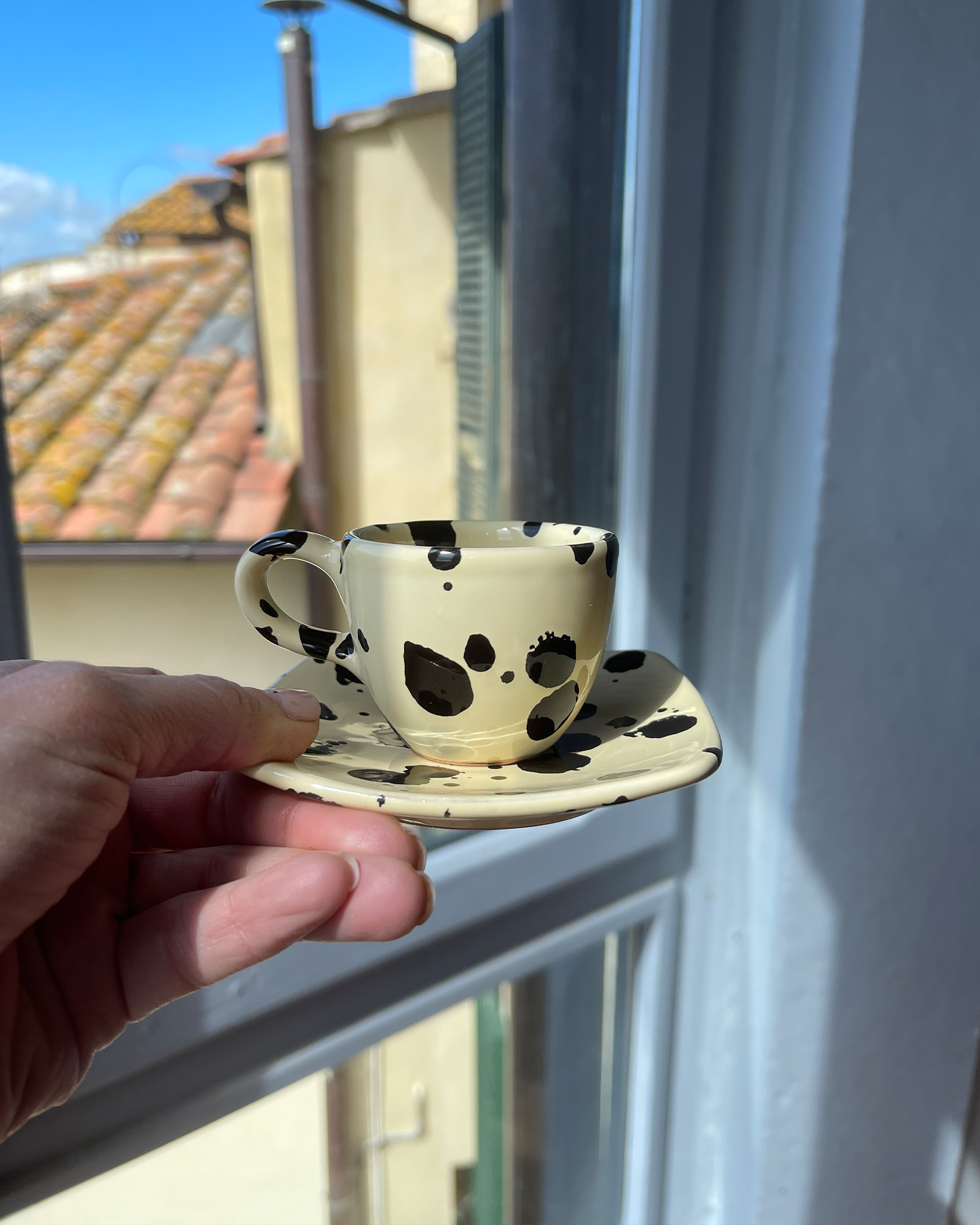 The Square Plate Espresso Cup