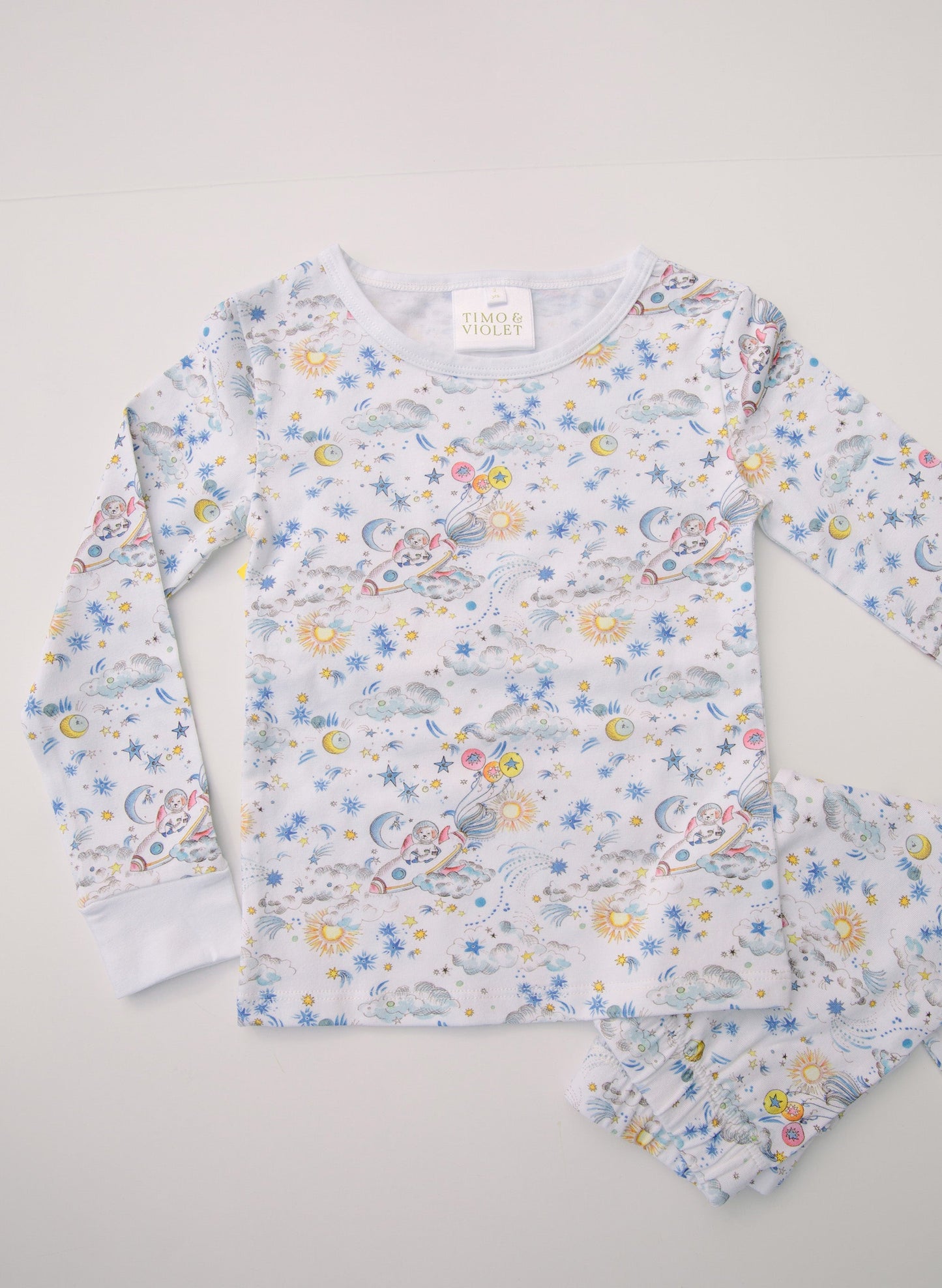 Two Piece Pajamas - Dog-O-Naut