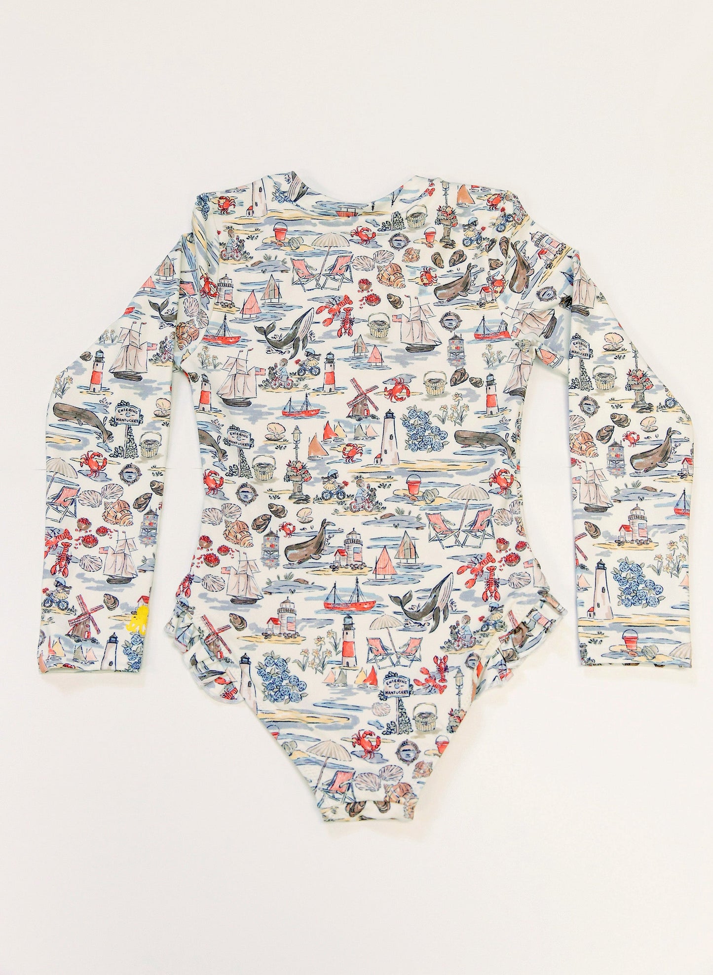 Girl's Rashguard Swimsuit- Voyager's Lens