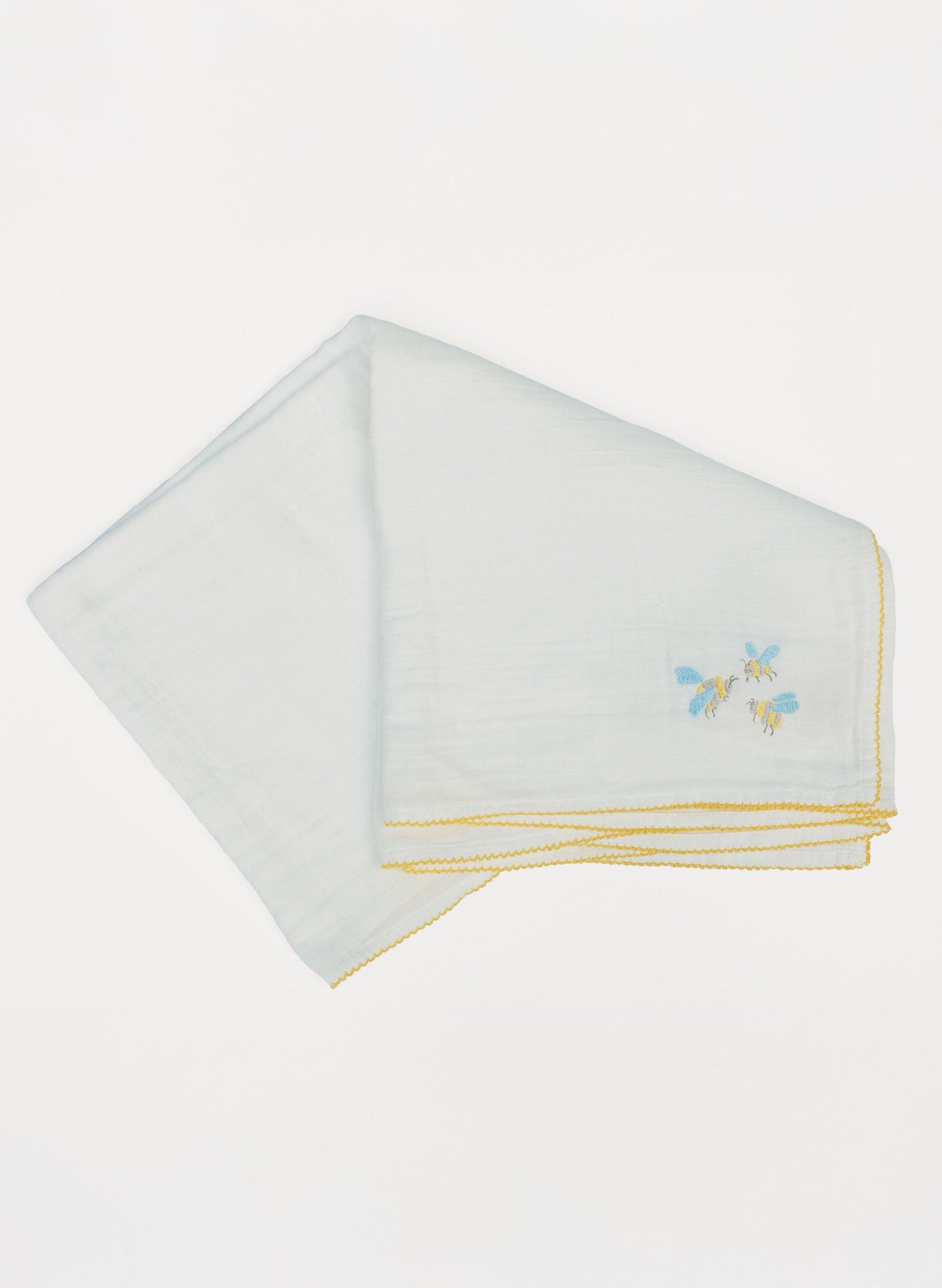 Embroidered Bee Bib