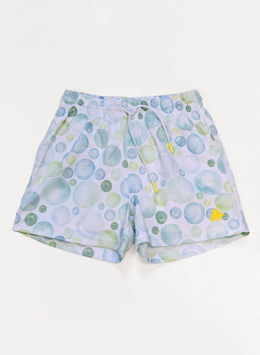 Duck Swim Short - Seafoam Bubbles