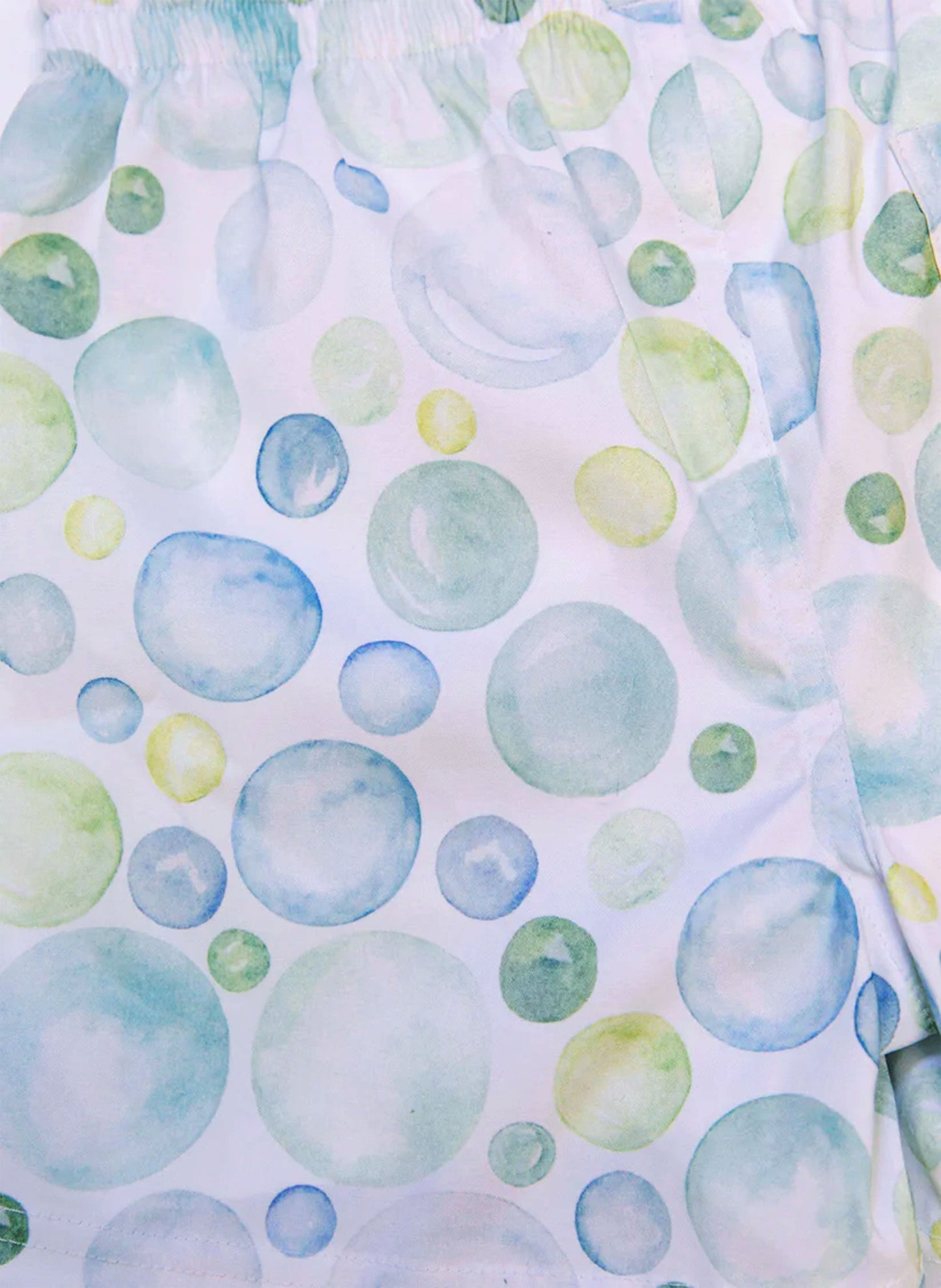 Duck Swim Short - Seafoam Bubbles