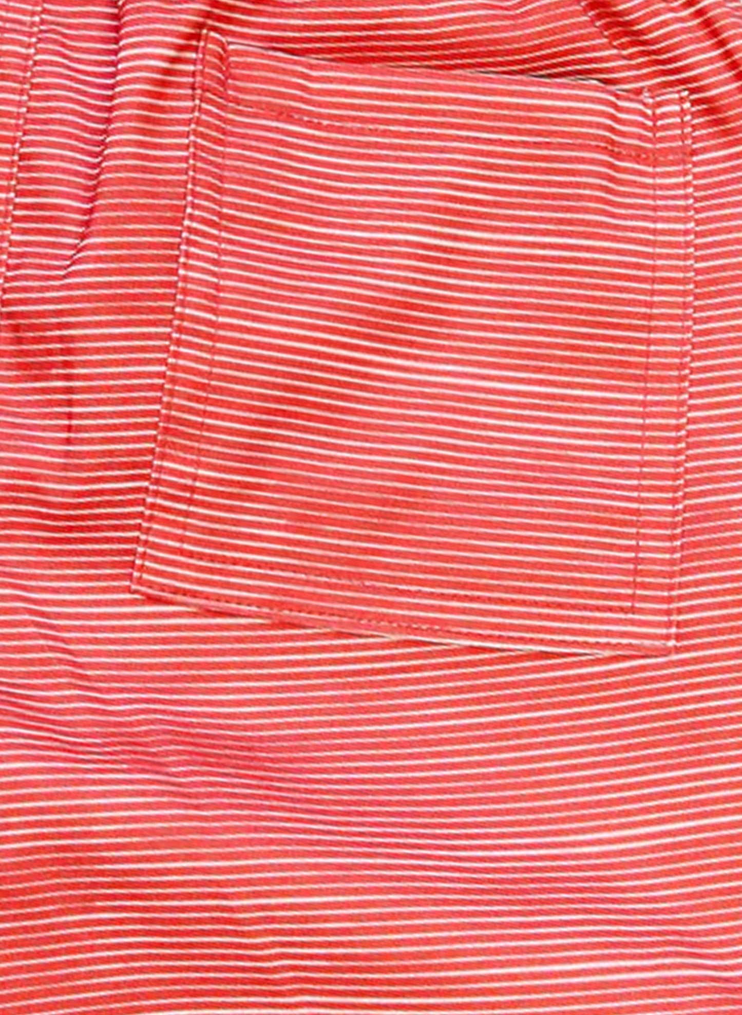 Duck Swim Short - Racing Red Stripe