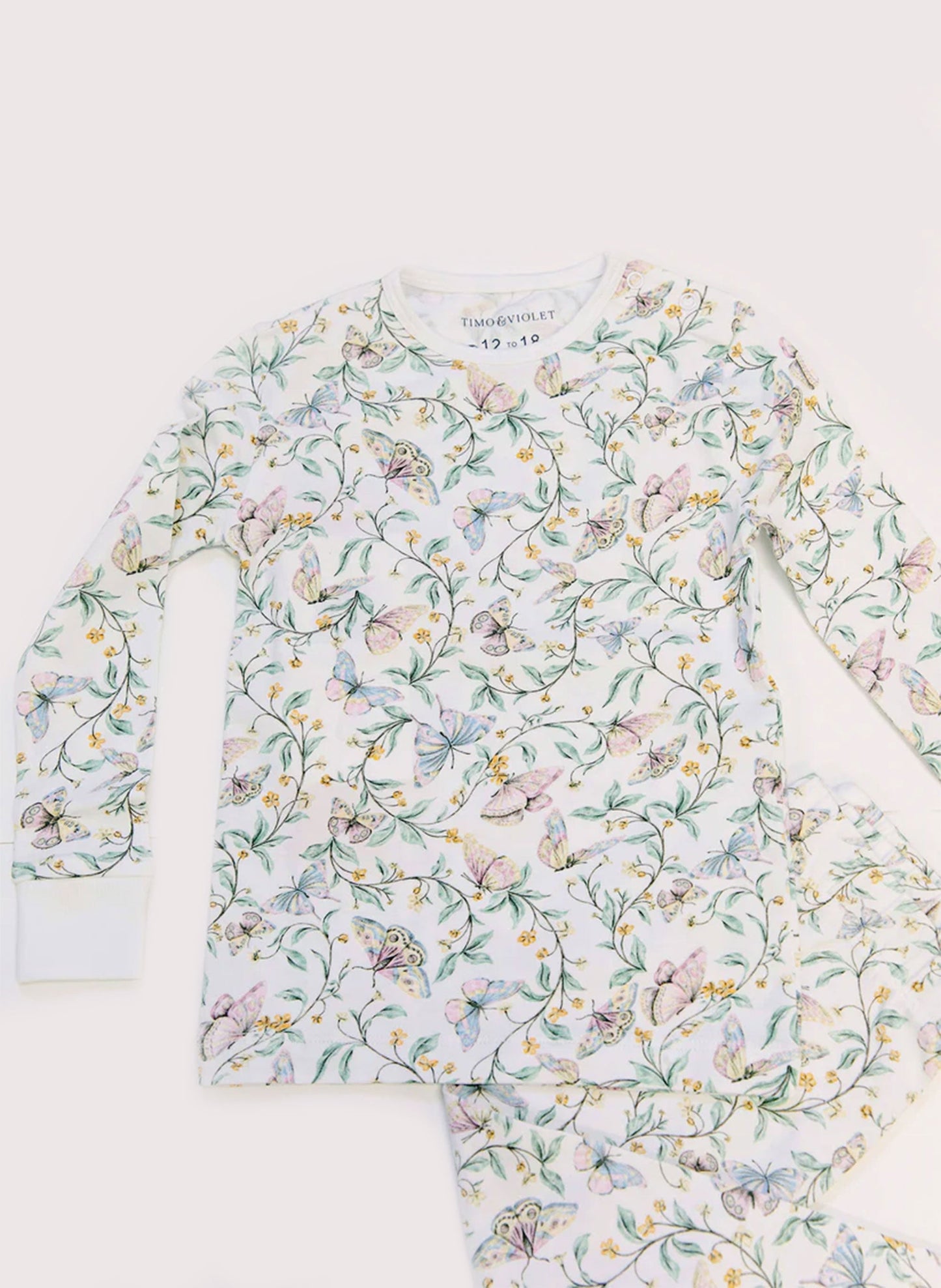 Two Piece Pajamas - Botanical Whisper