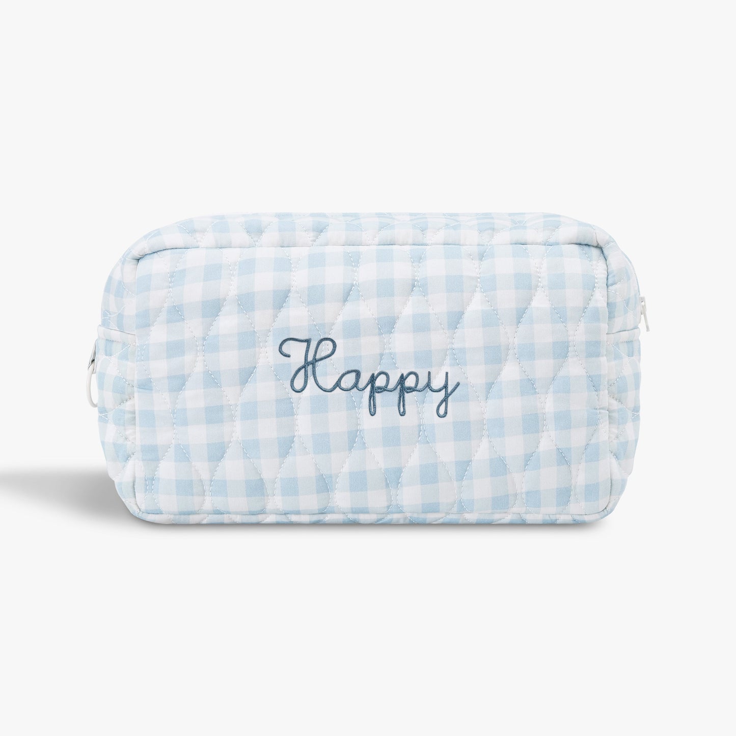 Toiletry Pouch - Blue Gingham