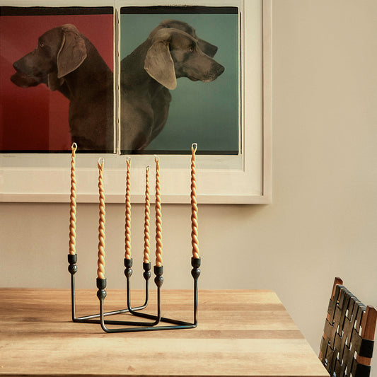 Collepino Twisted Beeswax Candles
