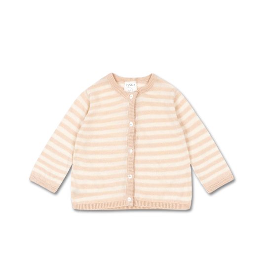 Venti Knit Cardigan in Cameo Rose