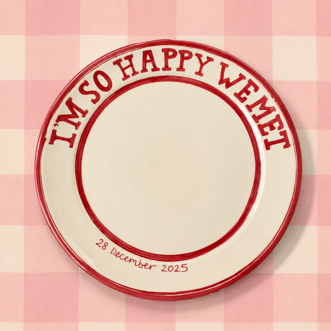 Bespoke Ceramic Plate