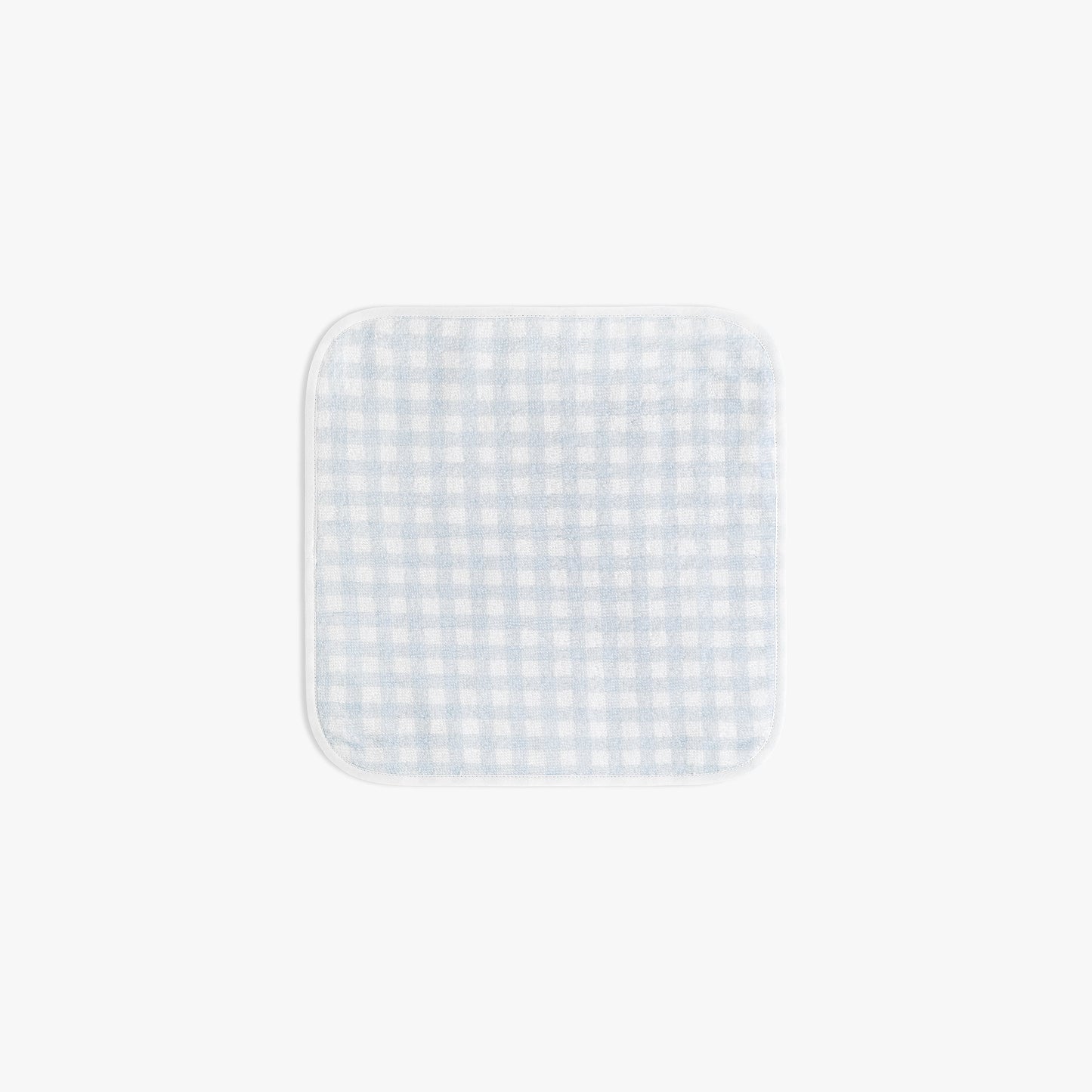 Picnic Gingham Washcloth - Blue