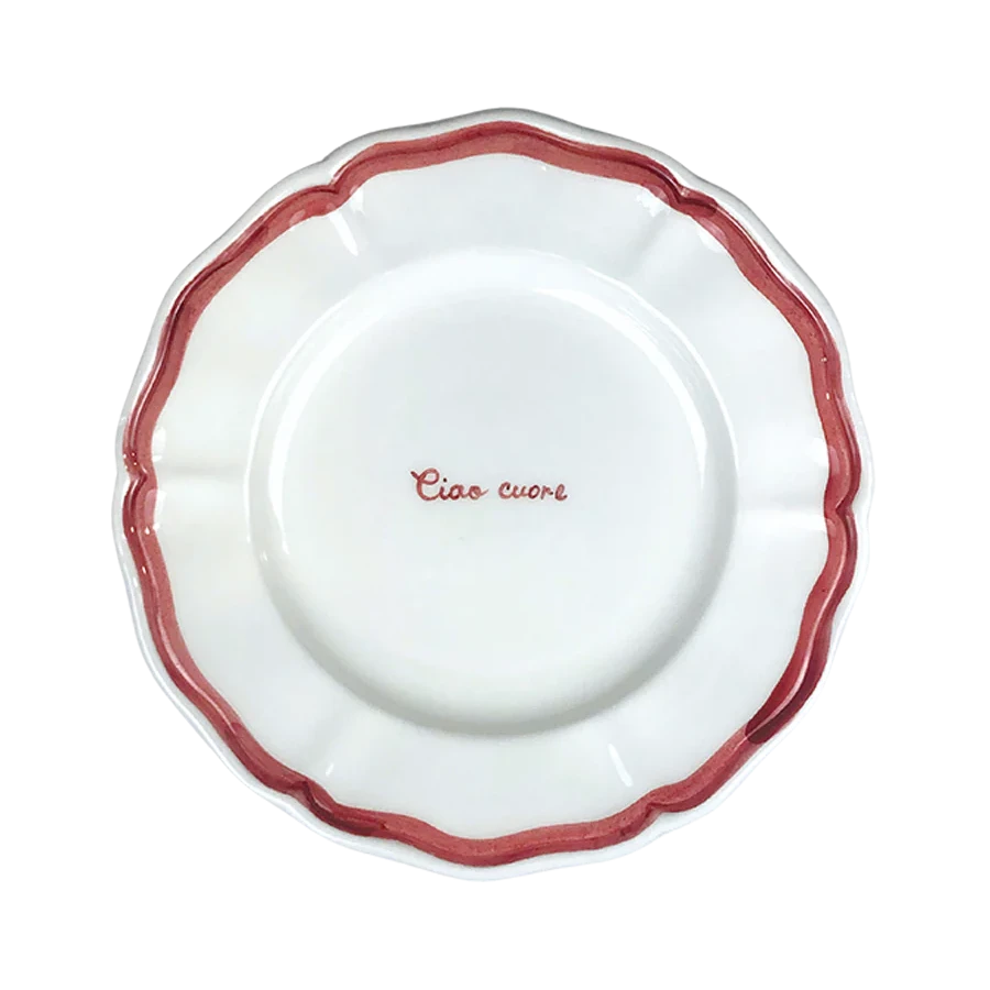 "Ciao Cuore" Fil Rouge Plate