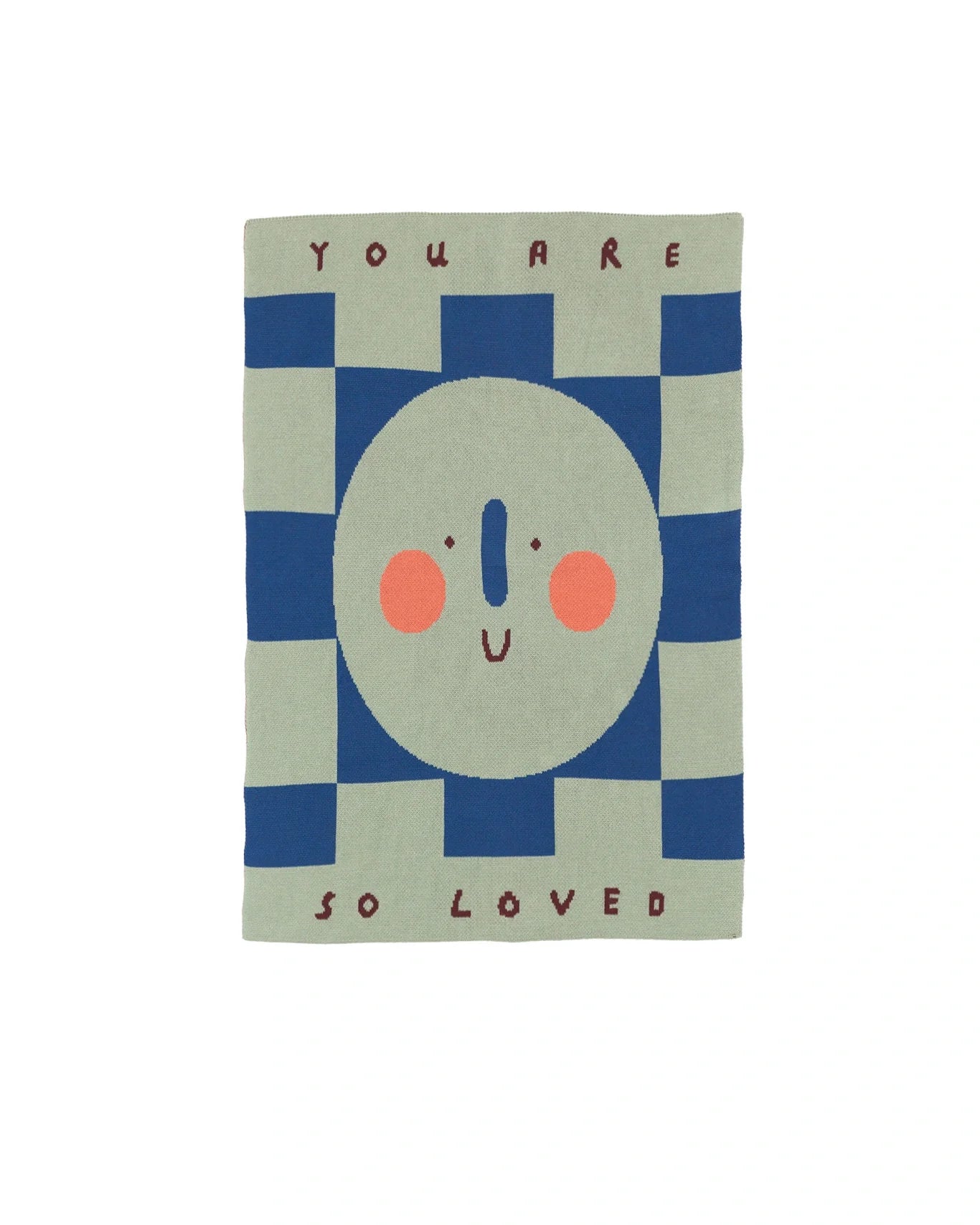 You Are So Loved Knit Mini Blanket