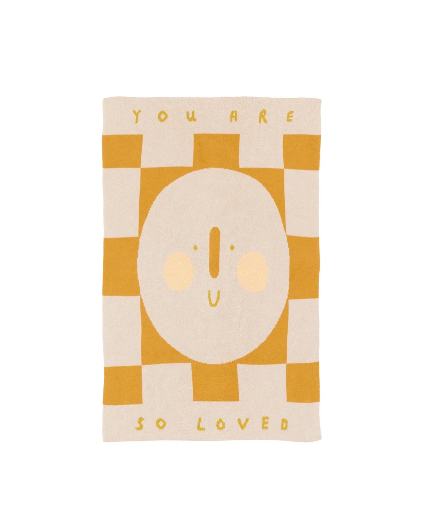 You Are So Loved Knit Mini Blanket