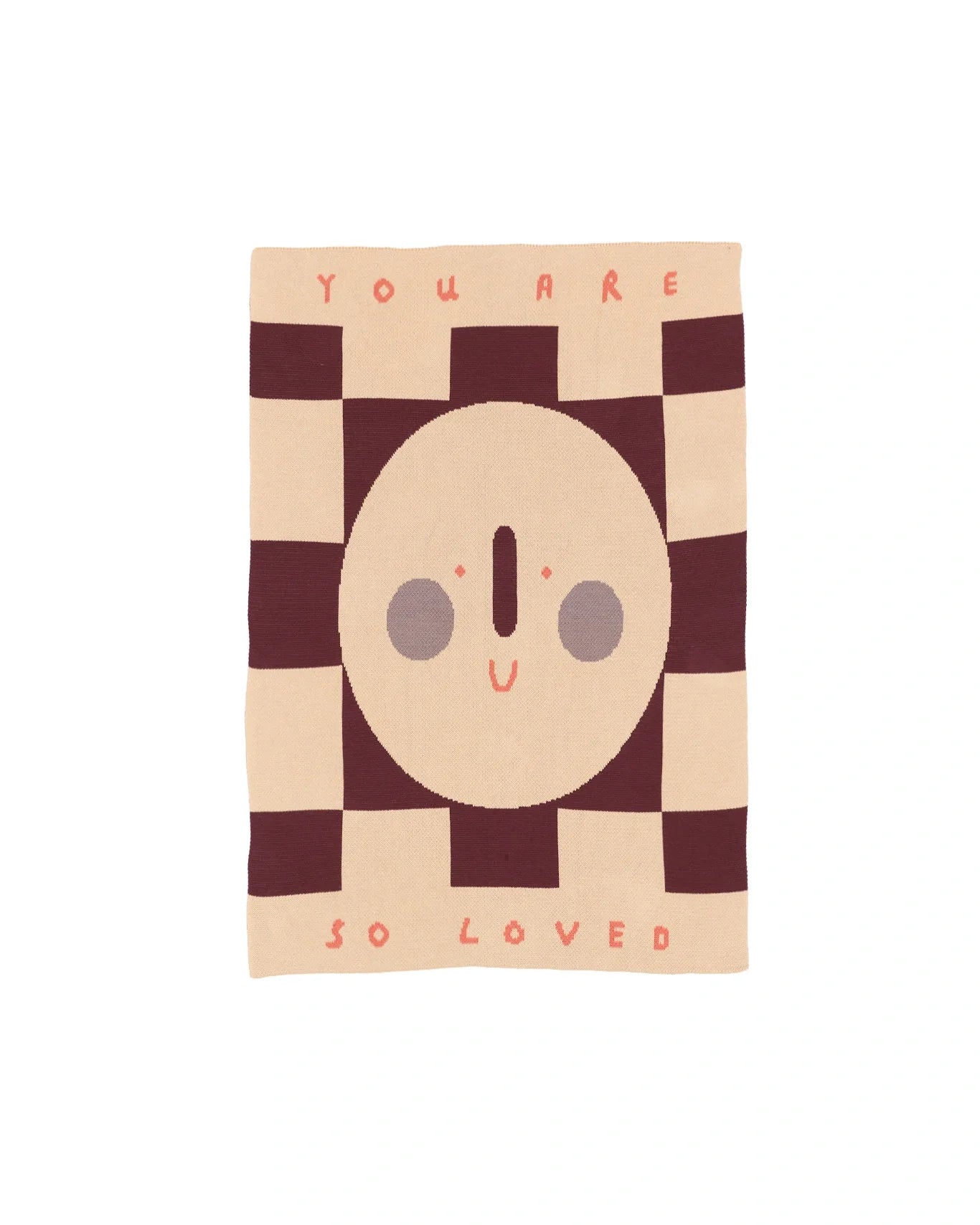 You Are So Loved Knit Mini Blanket