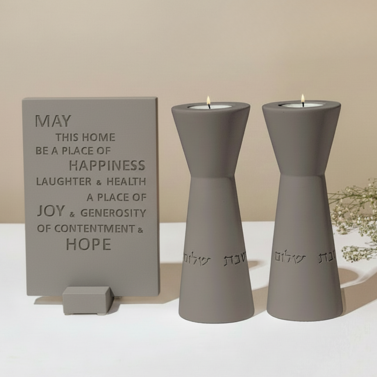 Handcrafted Candle Holders & Home Blessing Set – City Spirit Series