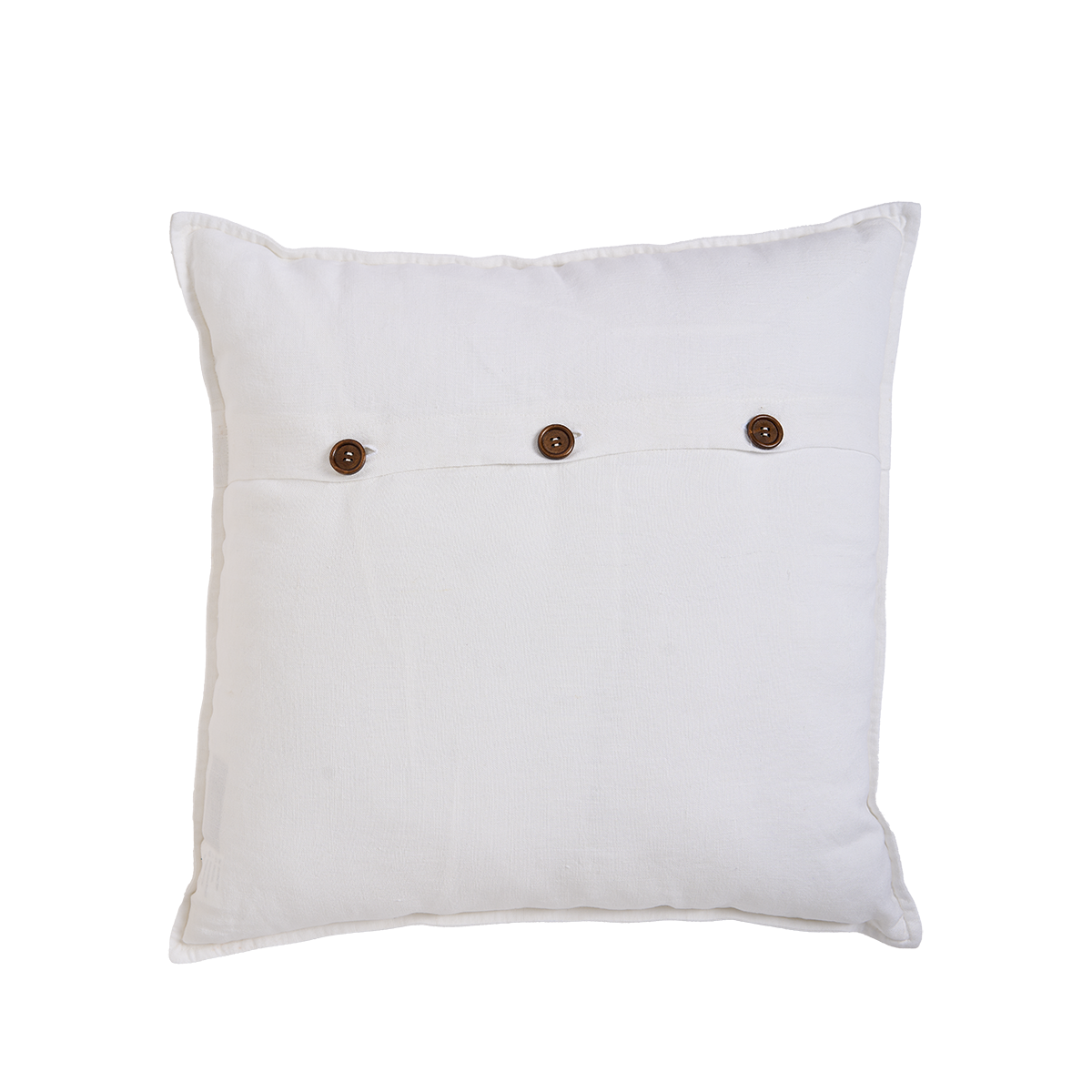 Hand Embroidered  Bouquet Pillow Cover 20" x 20"