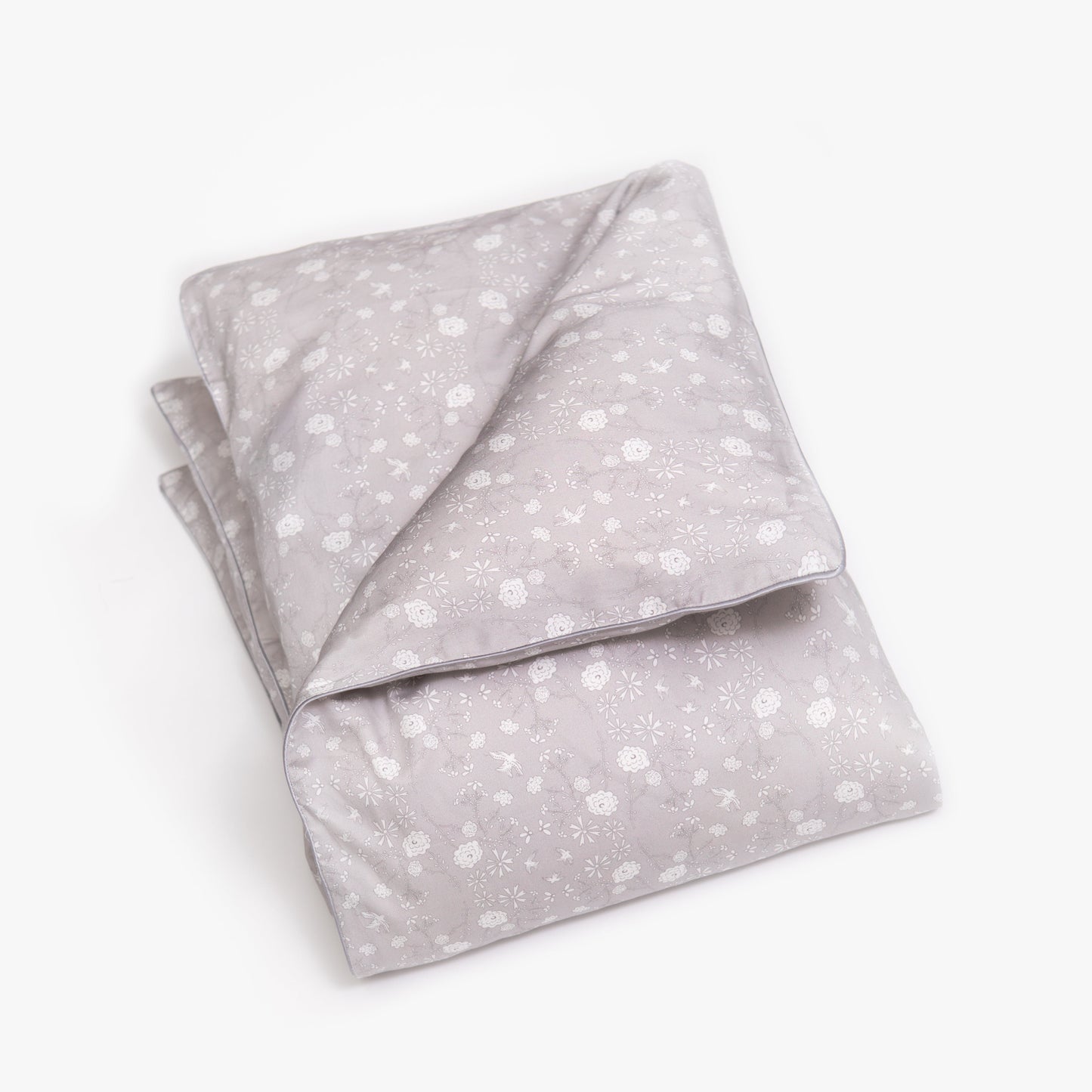 Bird’s Song Baby Duvet - Grey