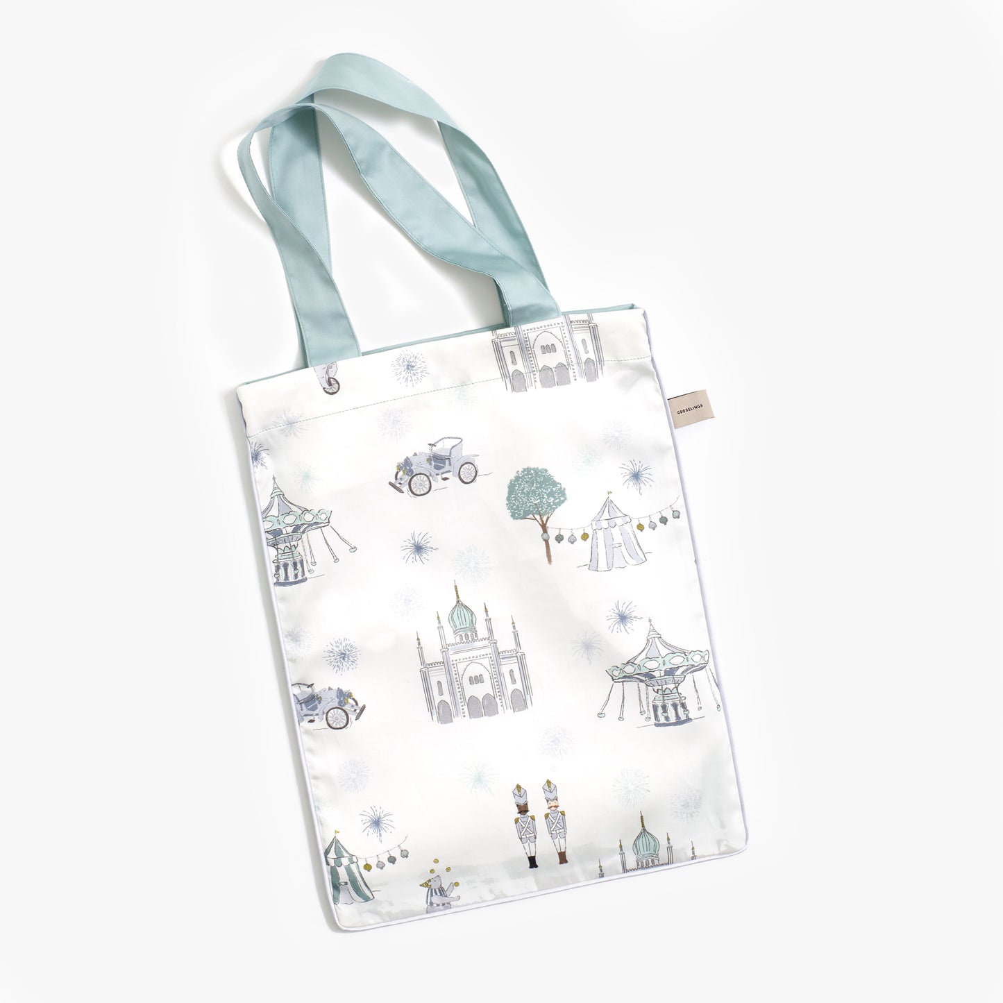 Adventures in Wonderland Baby Duvet - Aqua