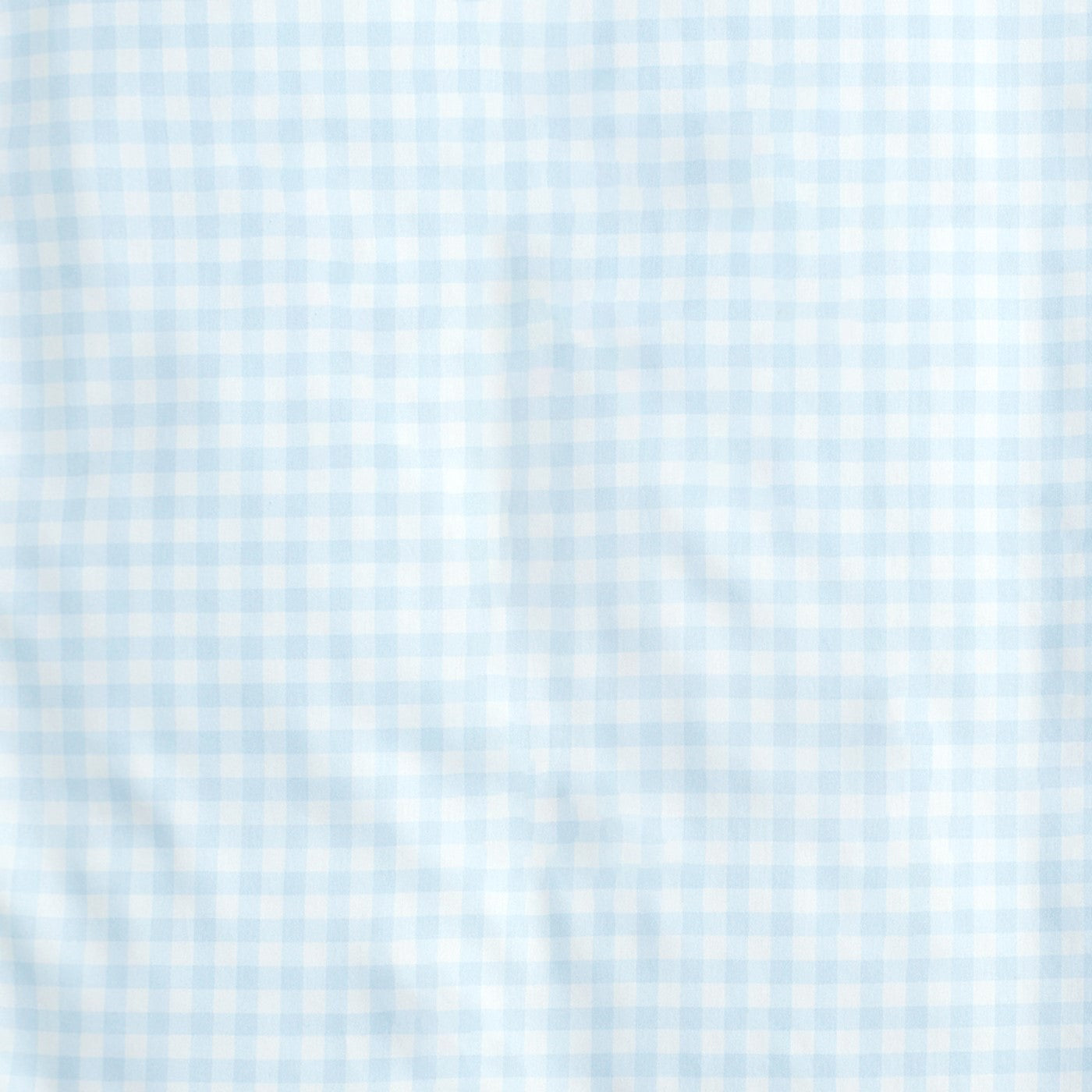Picnic Gingham Crib Sheet - Blue