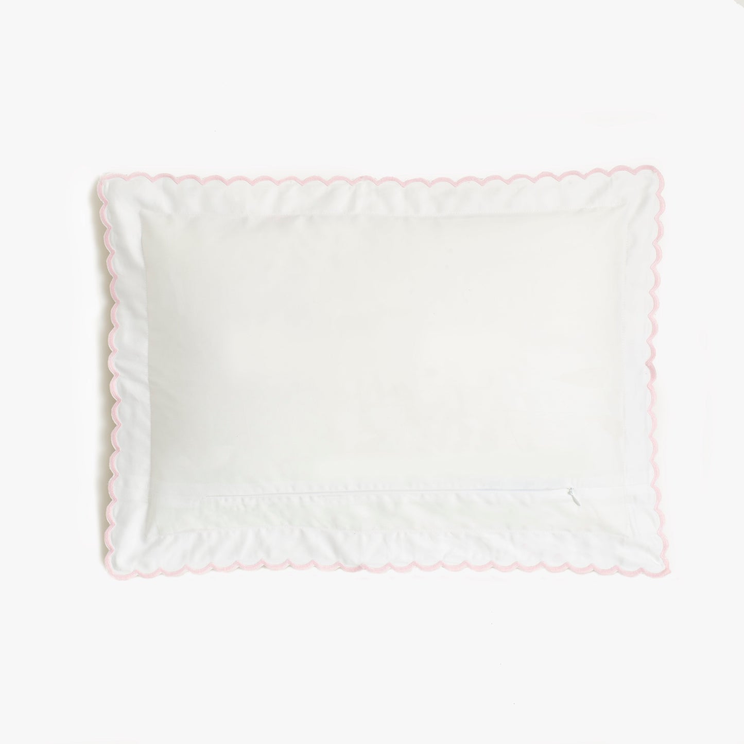 Picnic Gingham Toddler Pillow - Pink
