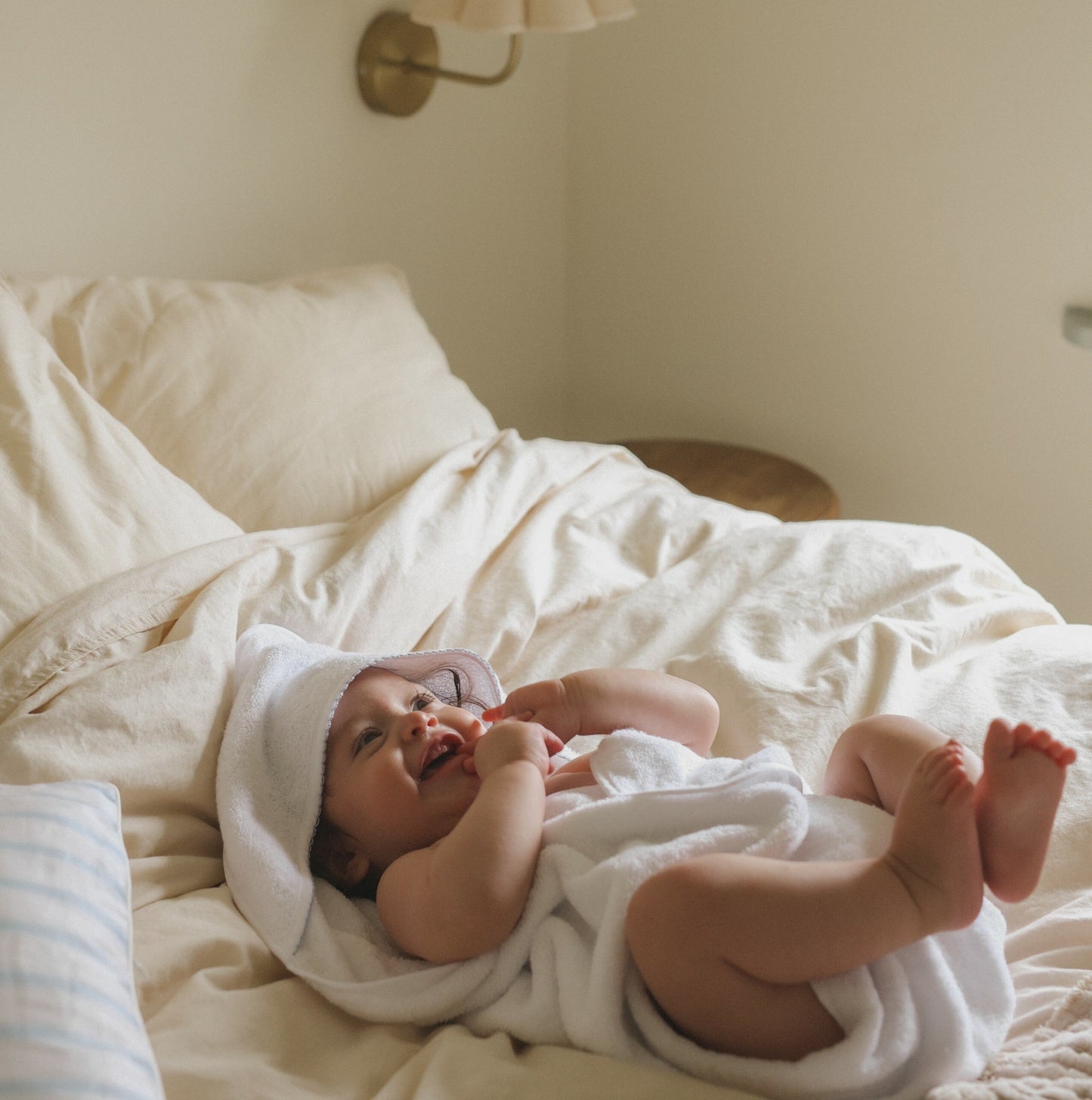 Baby Hooded Towel - Blue