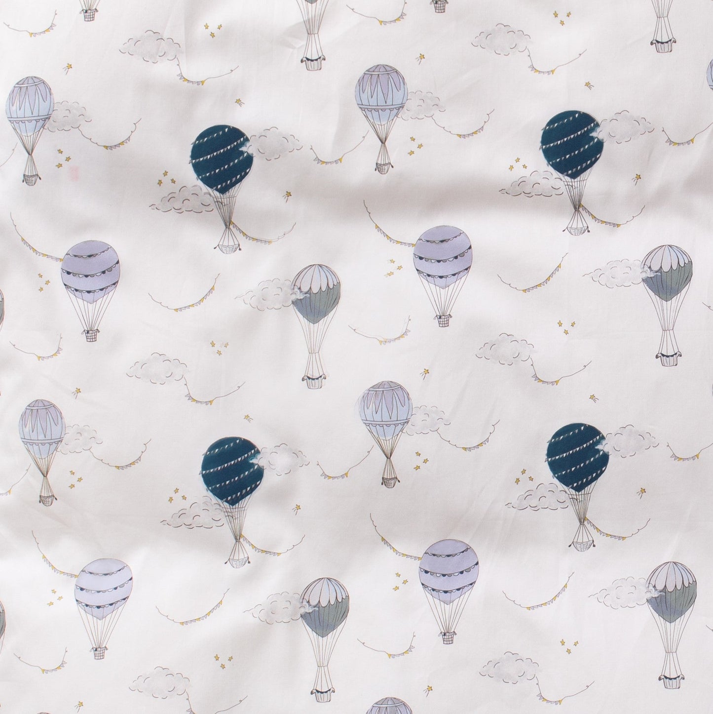 Touch The Sky Crib Sheet - Blue