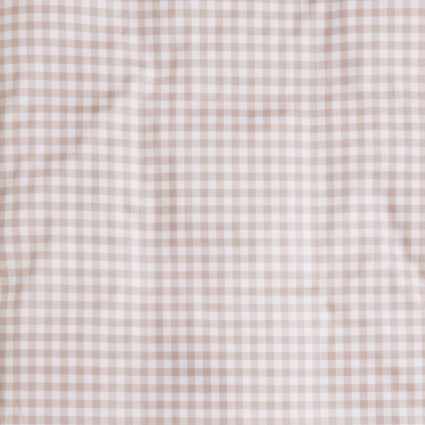 Picnic Gingham Crib Sheet - Beige