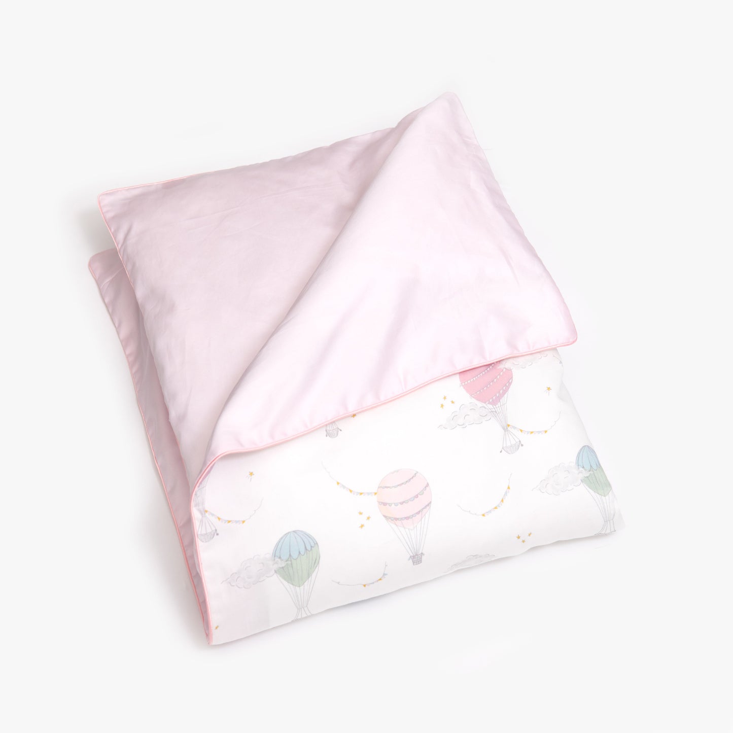 Touch The Sky Baby Duvet - Pink