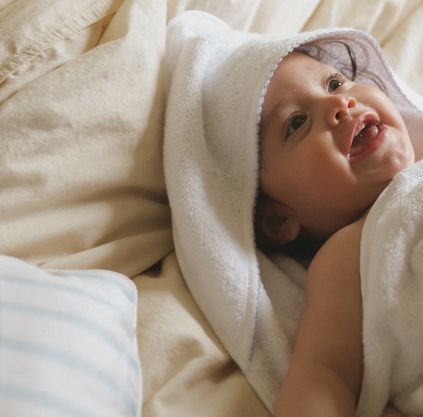 Baby Hooded Towel - Blue