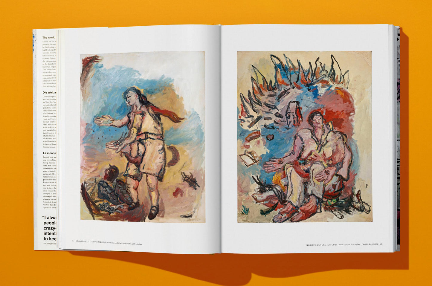 Georg Baselitz (German, French, English)