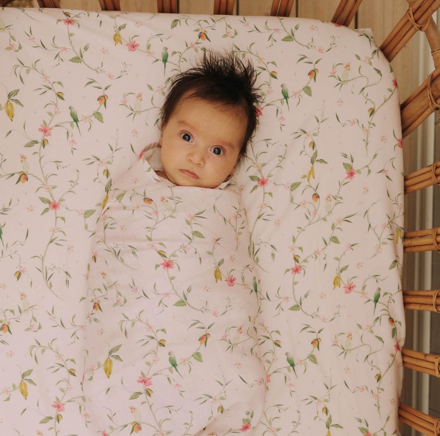 Dreaming of Paradise Swaddle - Ivory