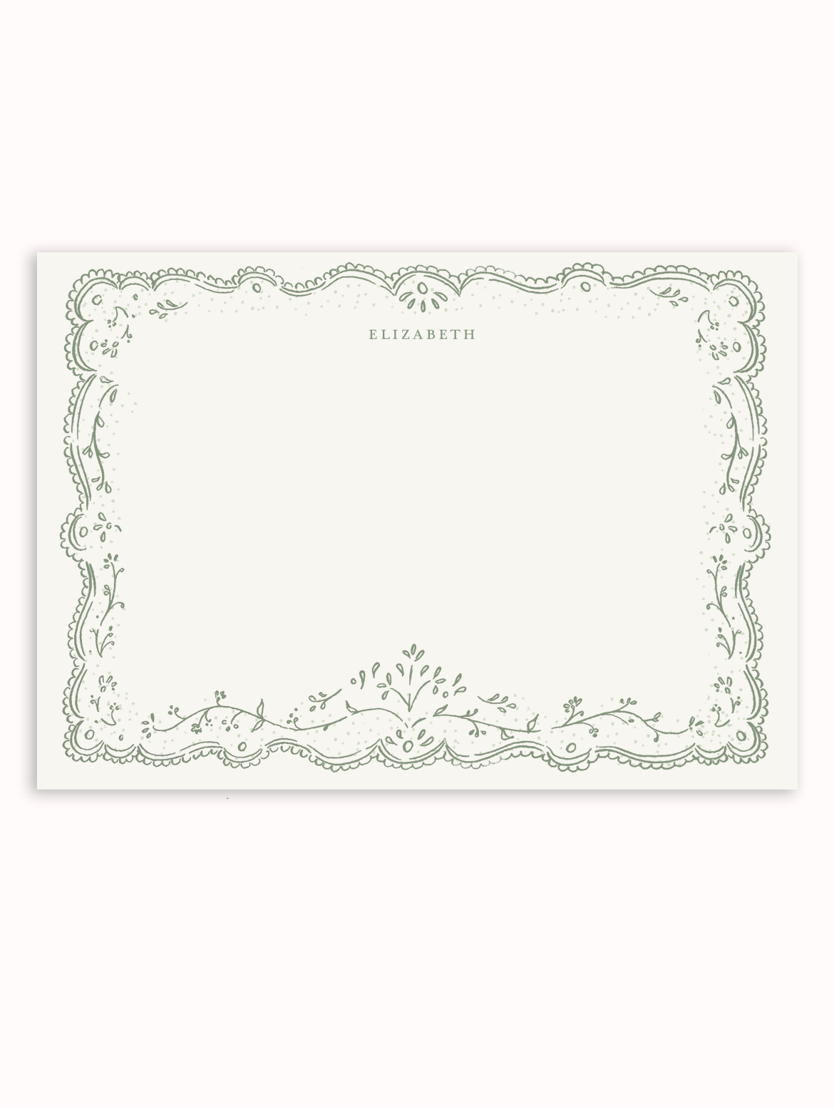 Stationery & Notepad Gifting Set- Embroidered Cocoa