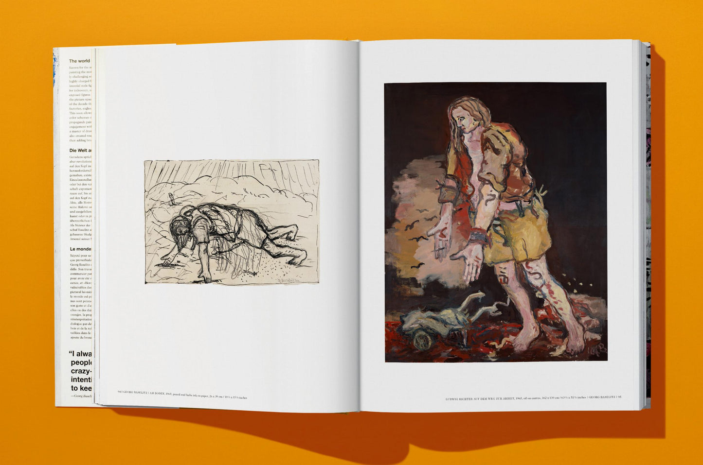 Georg Baselitz (German, French, English)