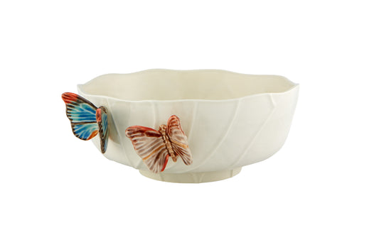 Bordallo Pinheiro Cloudy Butterflies By Cláudia Schiffer – Salad Bowl 4L/ 135oz